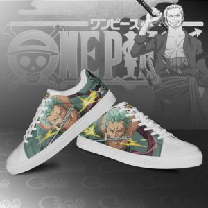 Roronoa Zoro Skate Shoes One Piece Custom Anime Shoes 6