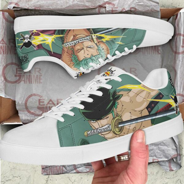 Roronoa Zoro Skate Shoes One Piece Custom Anime Shoes 2