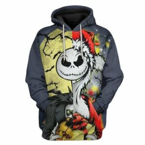 Alohazing 3D Jack Skellington Halloween And Grinch Christmas Shirts 5