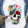 Flower Skull T Shirt 2