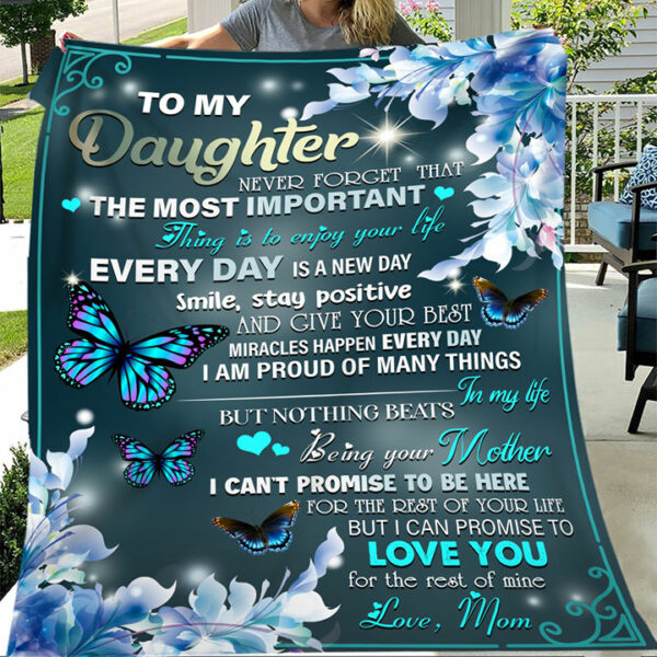 To My Daughter Blanket GT12 1